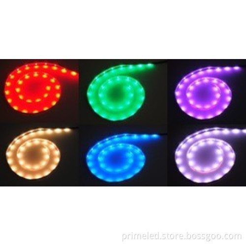 White Pcb 60led/m Rgb Led Strip 